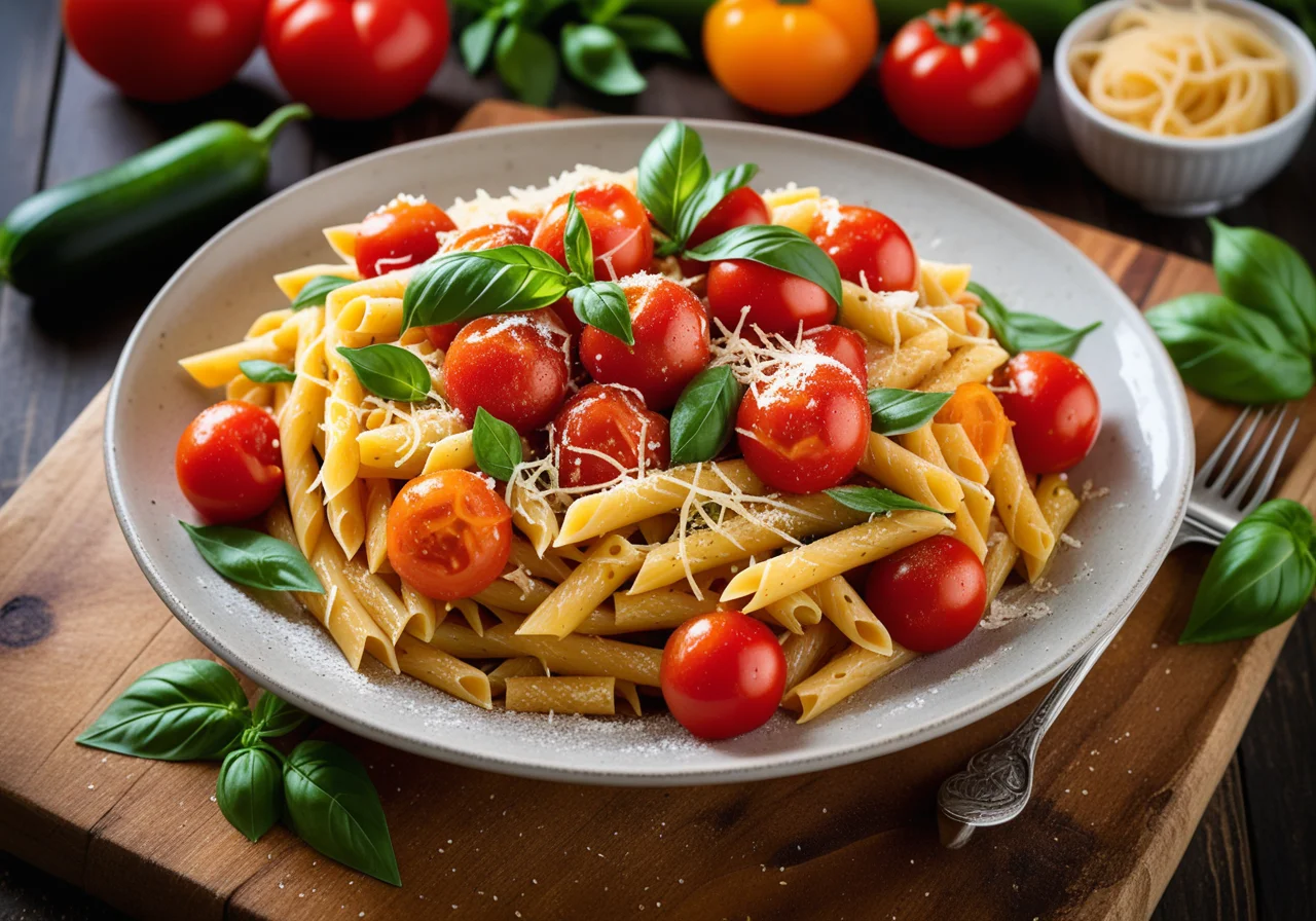 Pasta with Vegetable Sauce