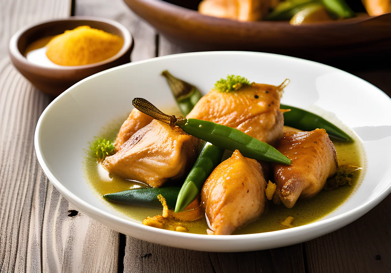 Chicken with Okra