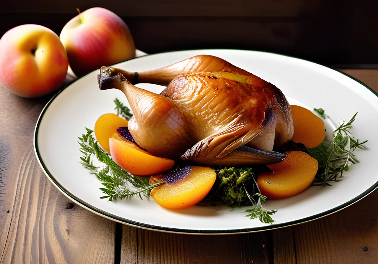 Stuffed Goose with Apple Sauerkraut