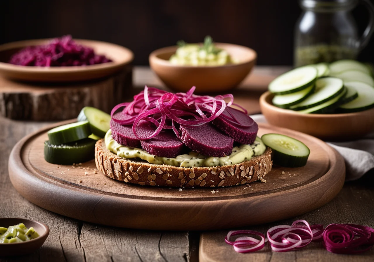 Labskaus on Toasted Bread