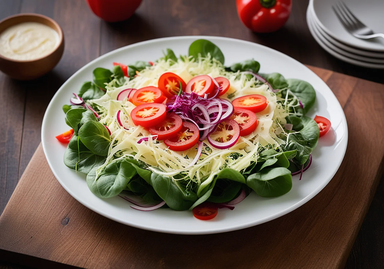Harzer Cheese with Salad