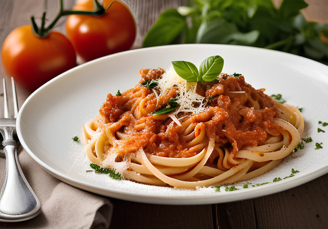 Creamy Bolognese Pasta