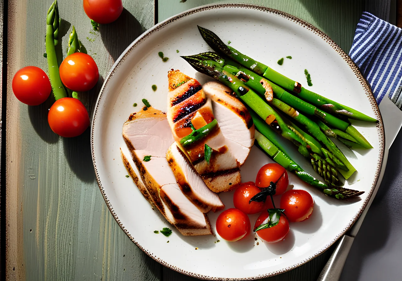 Chicken Breast with Asparagus
