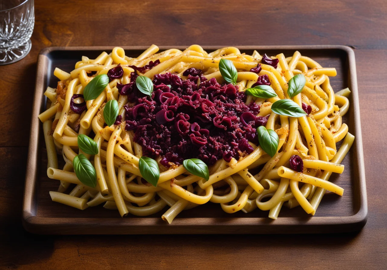 Noodles with Radicchio