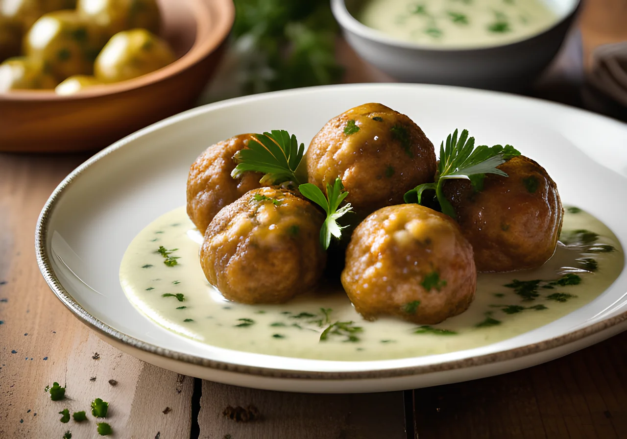 Meatballs in Caper Sauce (Königsberger Klopse)