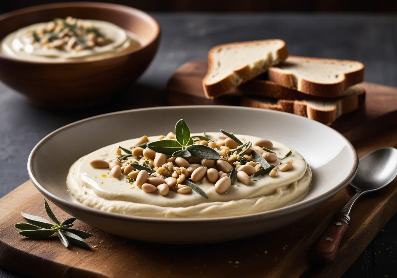 Bean Purée on Bread