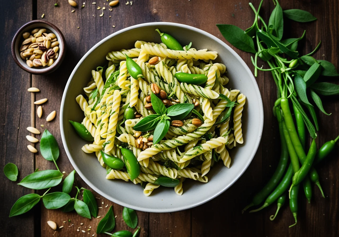 Pasta Salad with Sugar Snap Peas
