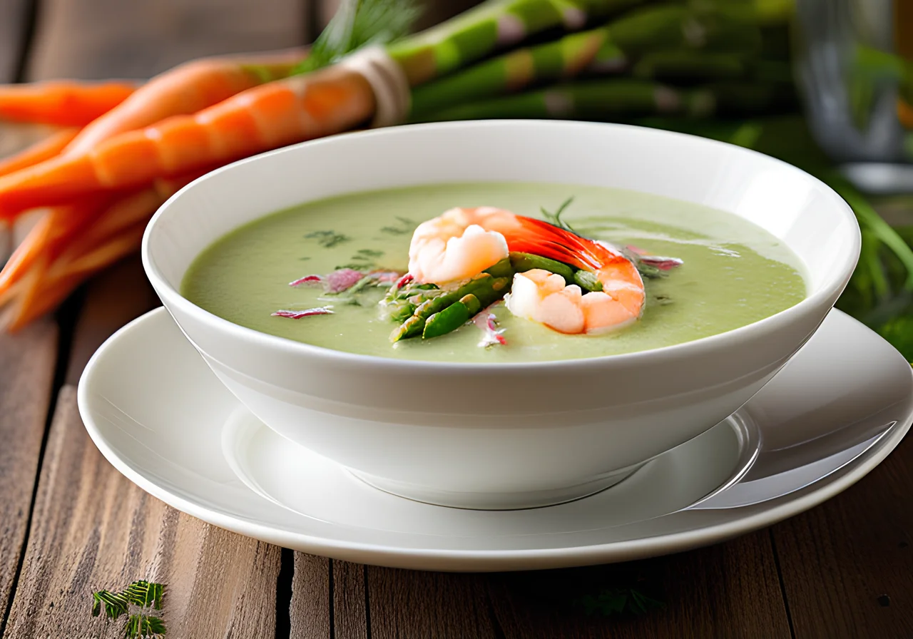 Asparagus Soup with Carrots