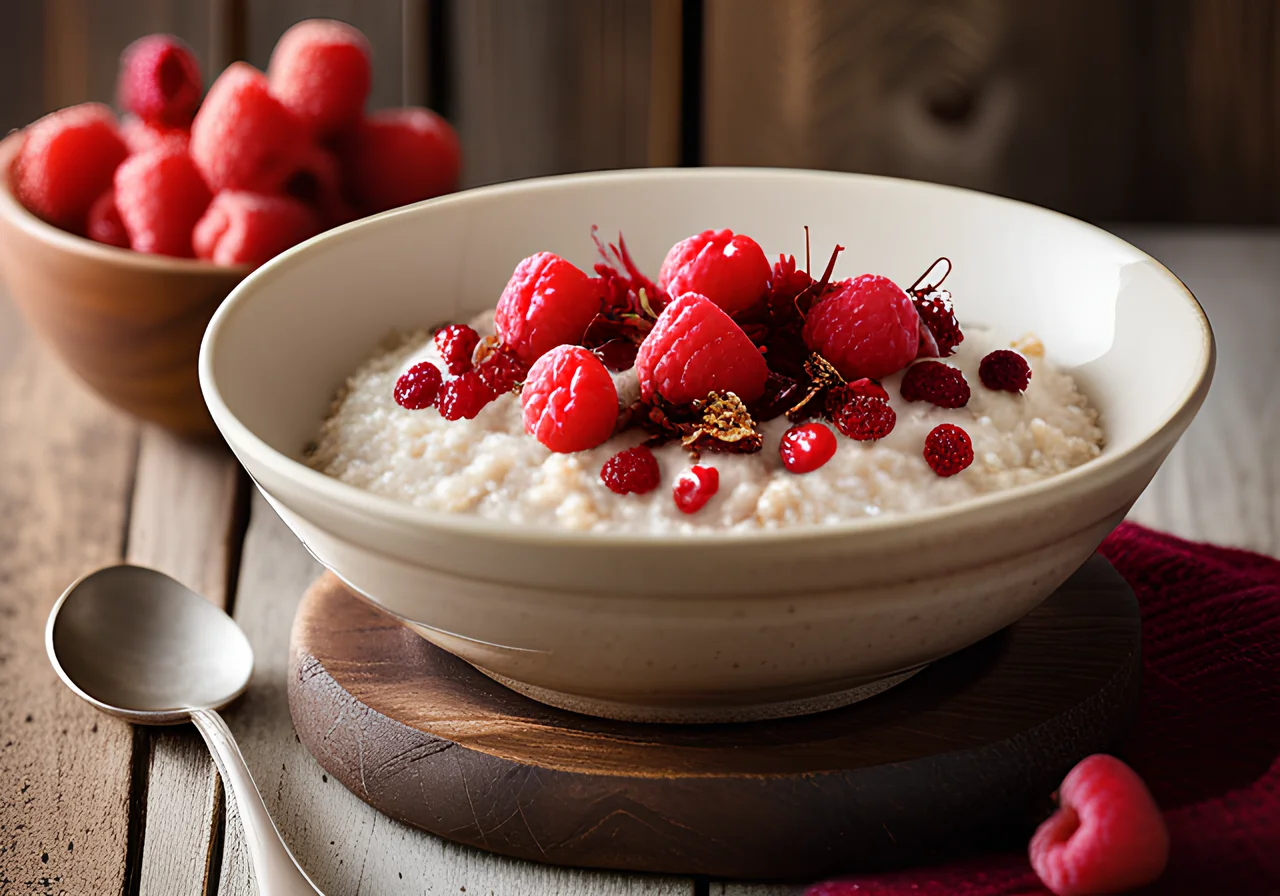 Oat‑Coconut Porridge with Berries