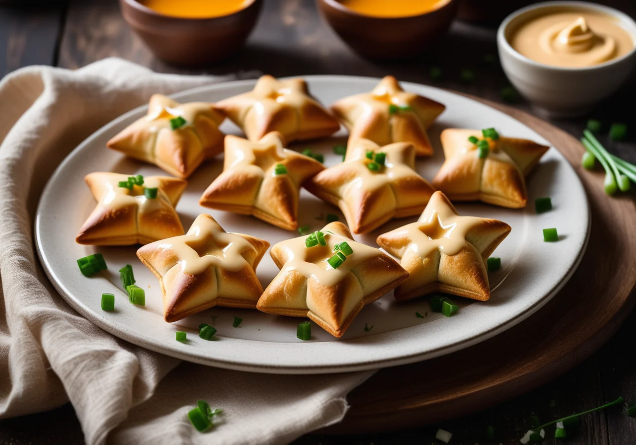 Cheese-filled dough pockets