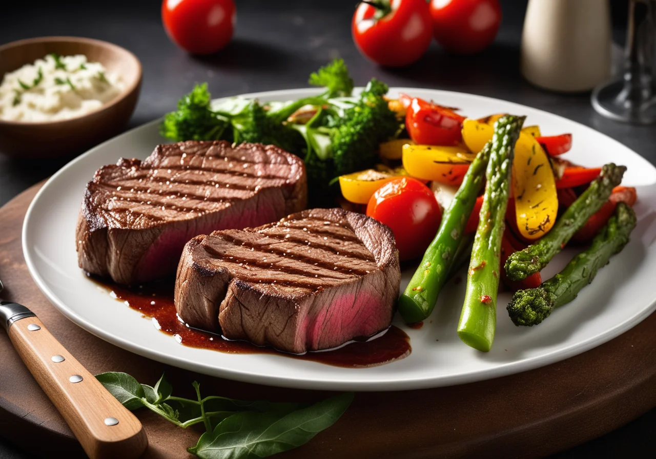 Filetsteaks with Vegetables