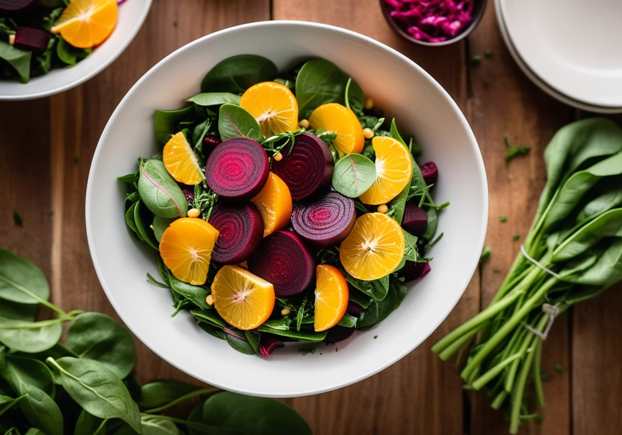 Beetroot and Pea Salad