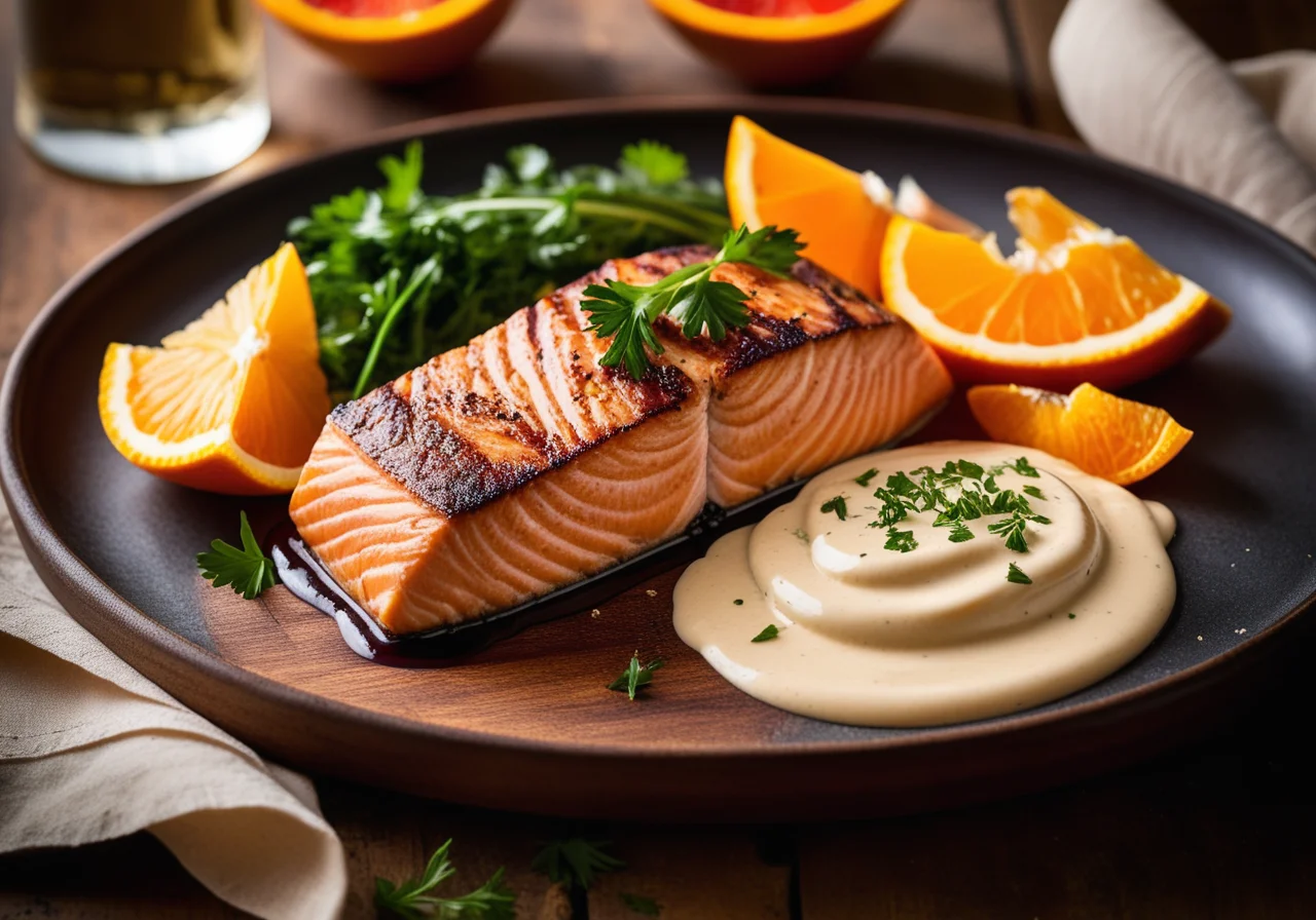 Pan-Seared Brined Salmon Fillets
