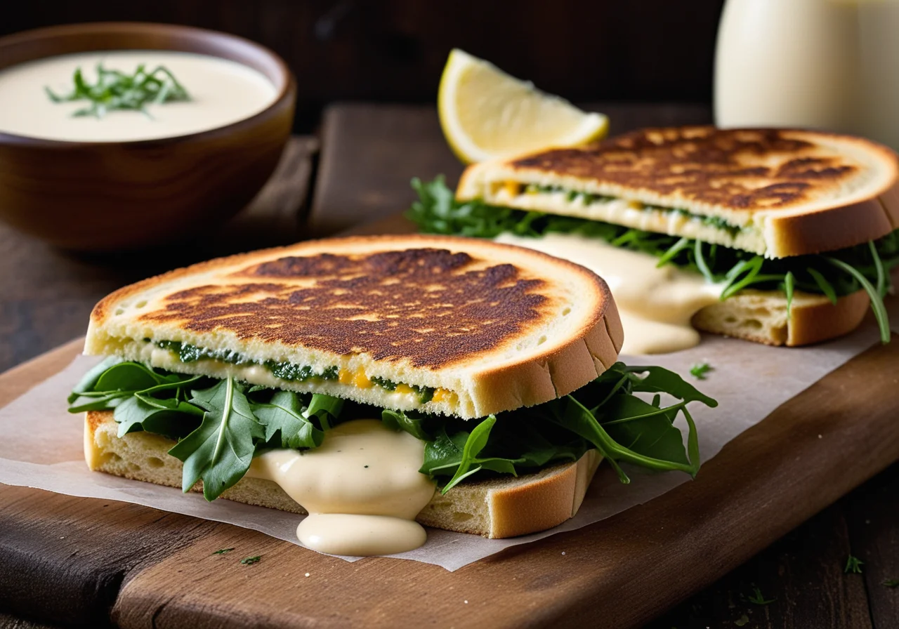 Vegetable Patties in Flatbread