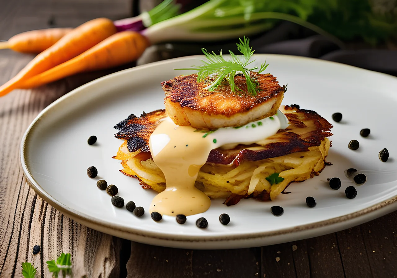 Carrot‑Potato Rösti