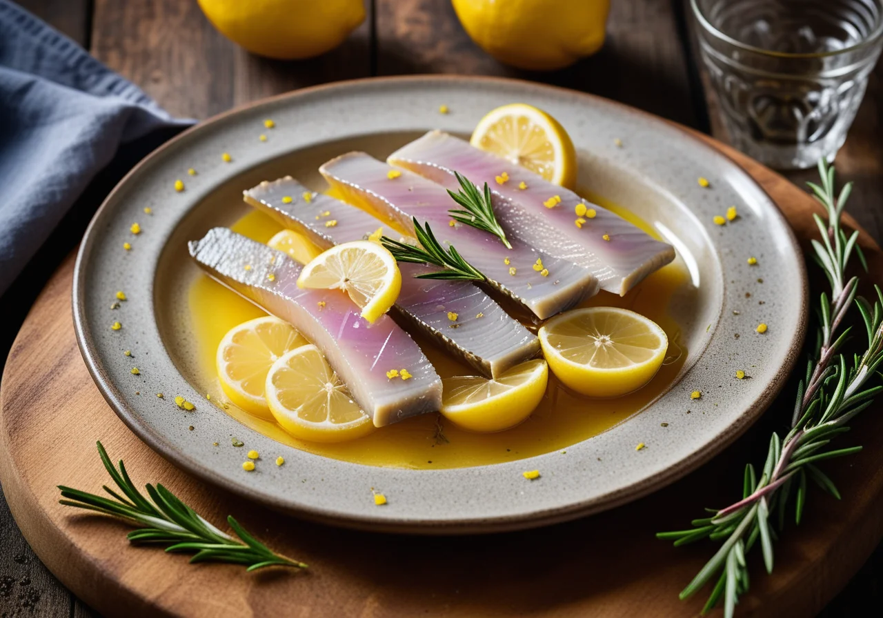 Marinated Lemon Herring
