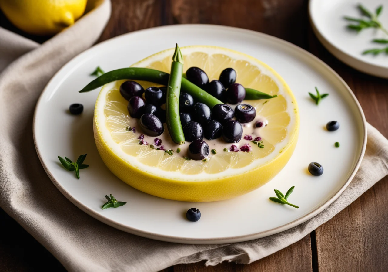 Lemon with Tuna Filling