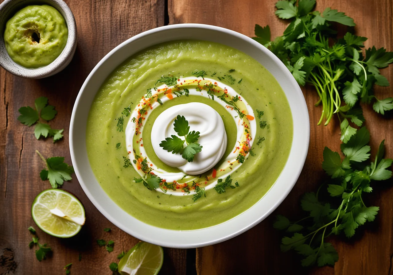 Avocado Lime Gazpacho