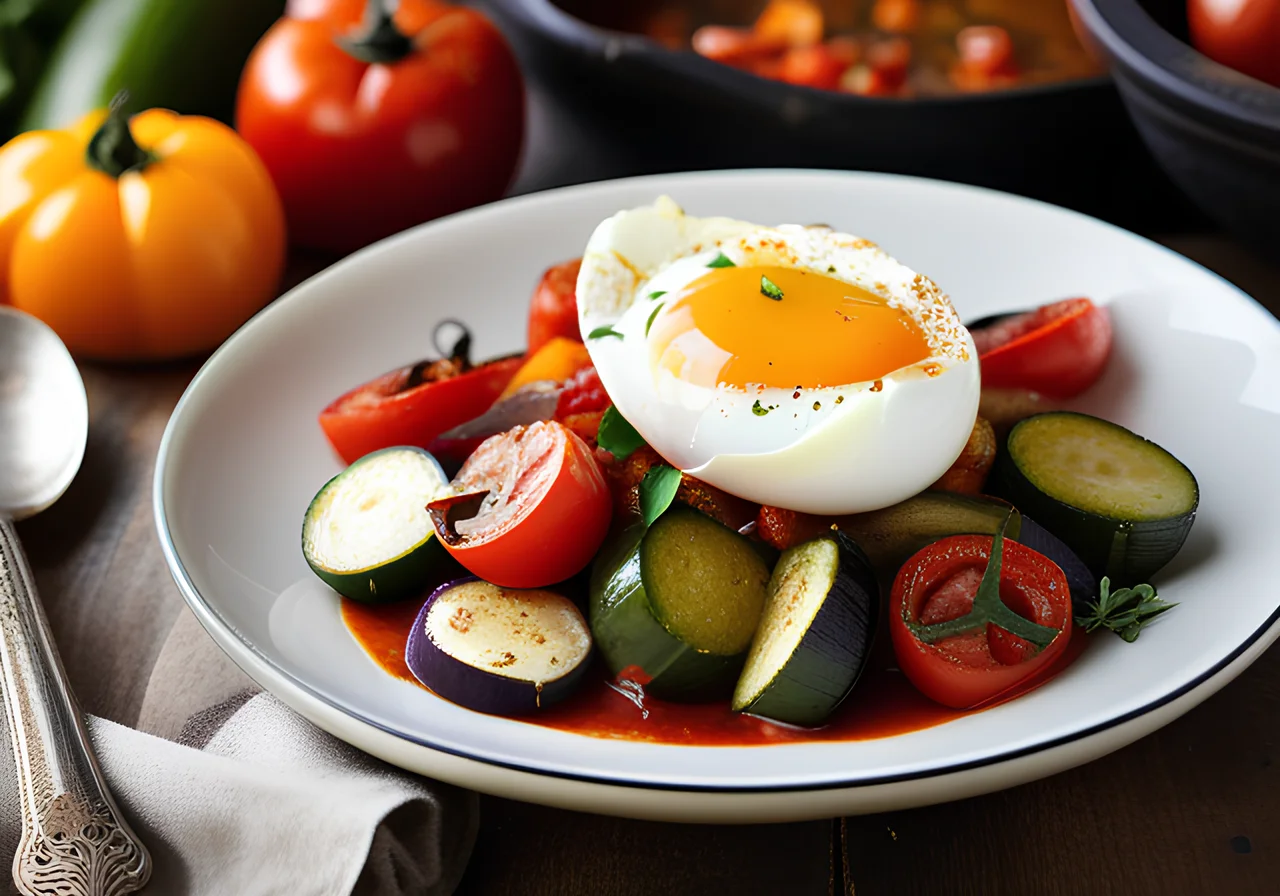 Ratatouille with Egg
