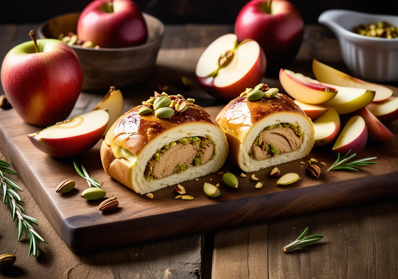 Chicken Pistachio Roll