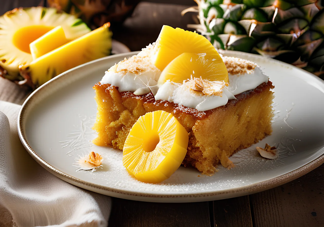 Pineapple Coconut Cake
