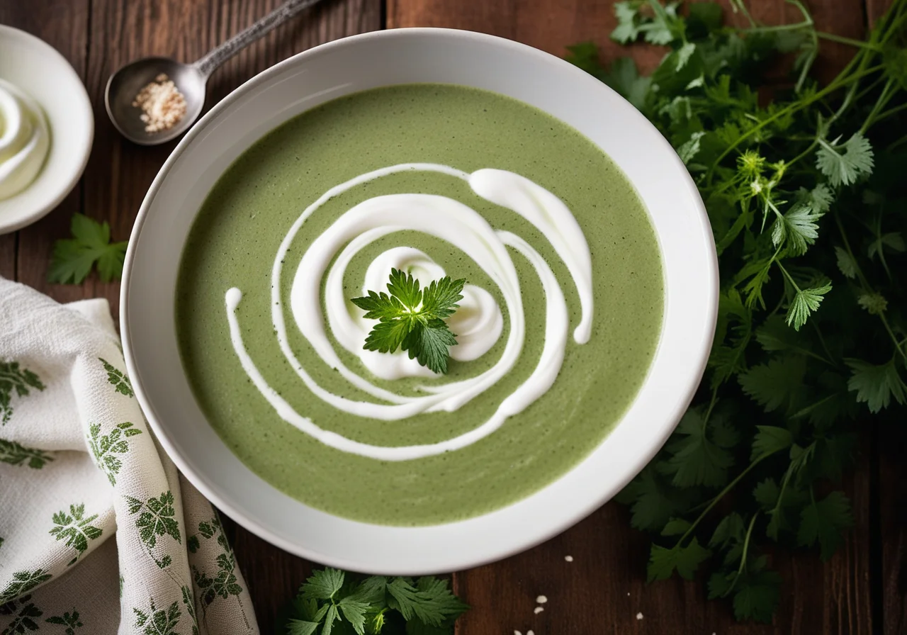 Nettle Soup with Cream