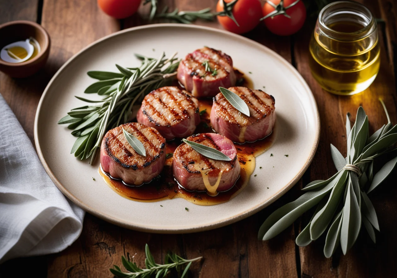 Grilled Saltimbocca