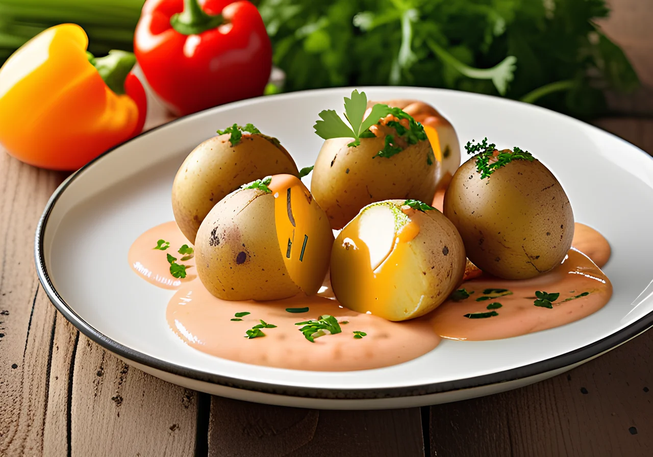 Potatoes with Paprika Quark