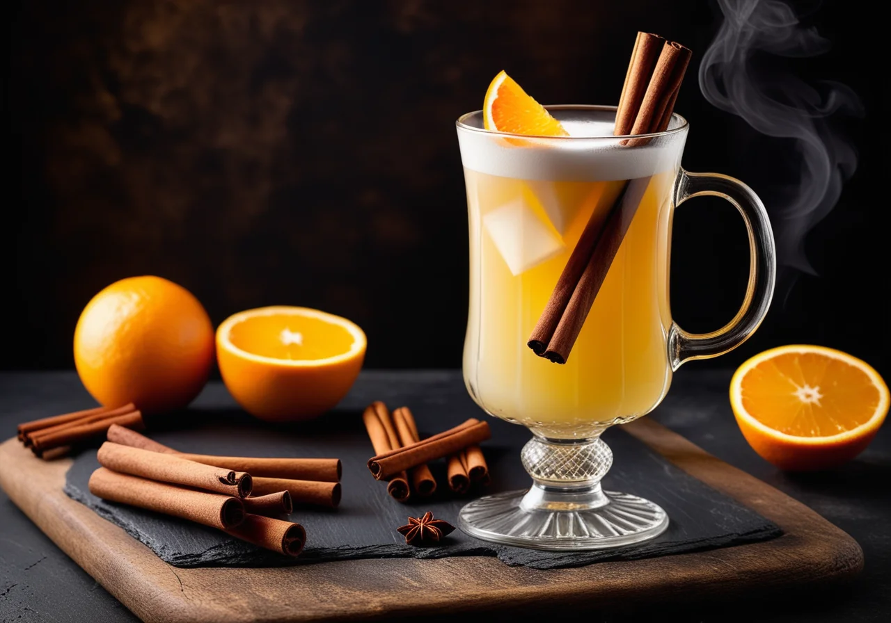 White Mulled Wine with Apple Juice