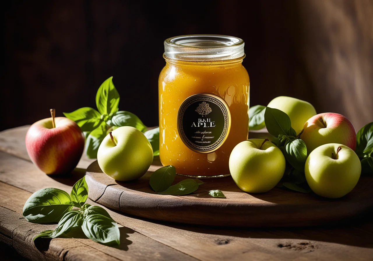 Apple-Basil Jam