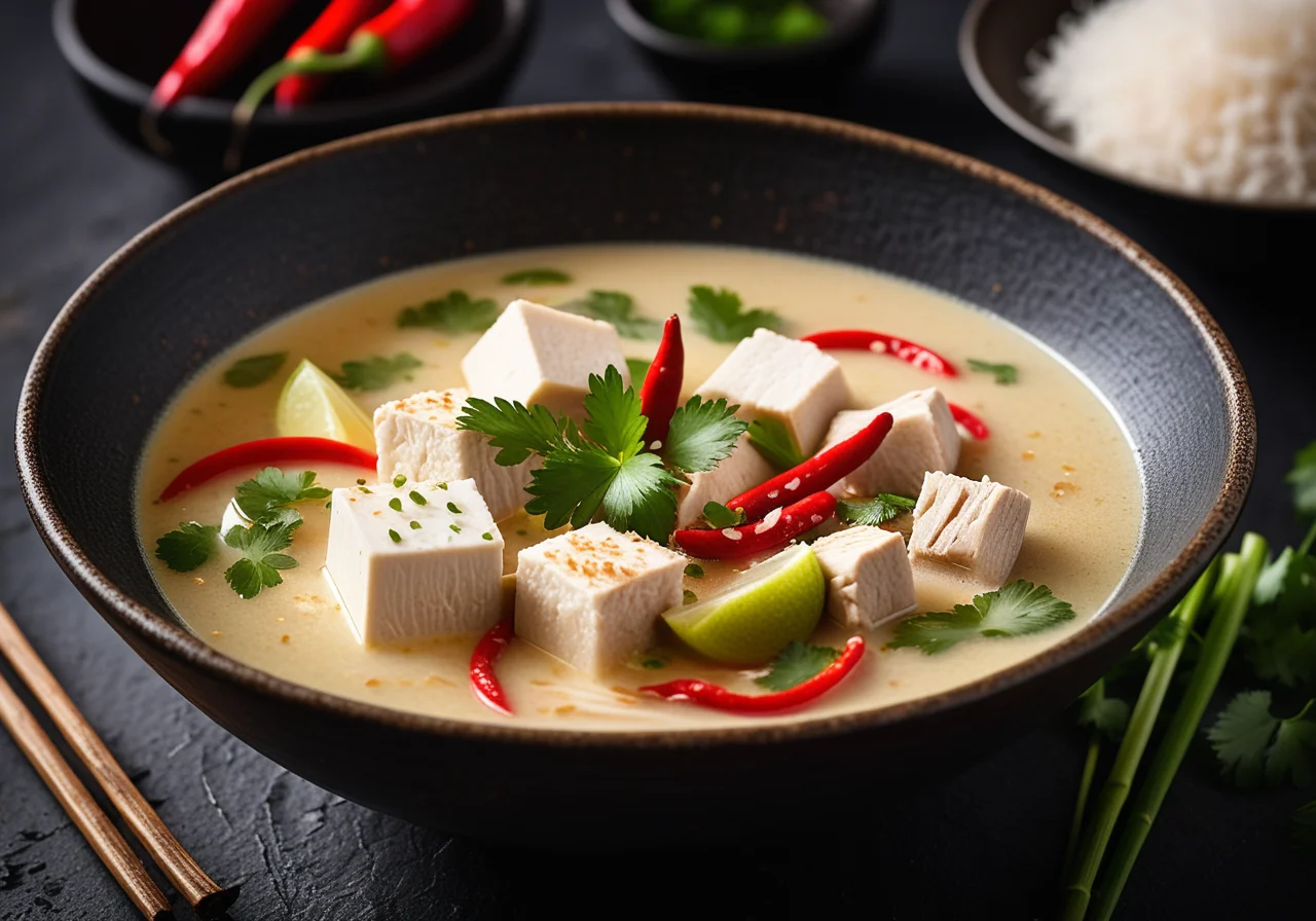 Thai Coconut Soup with Chicken