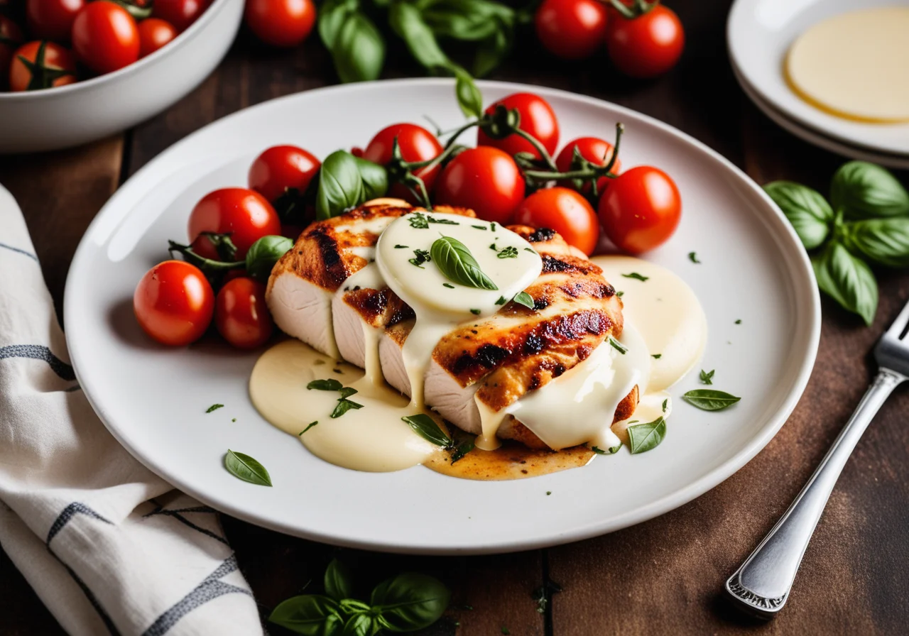 Baked Chicken with Tomatoes