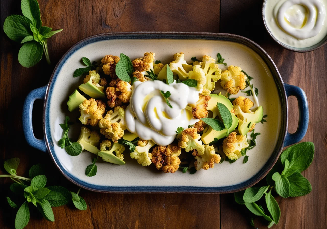 Roasted Cauliflower Salad
