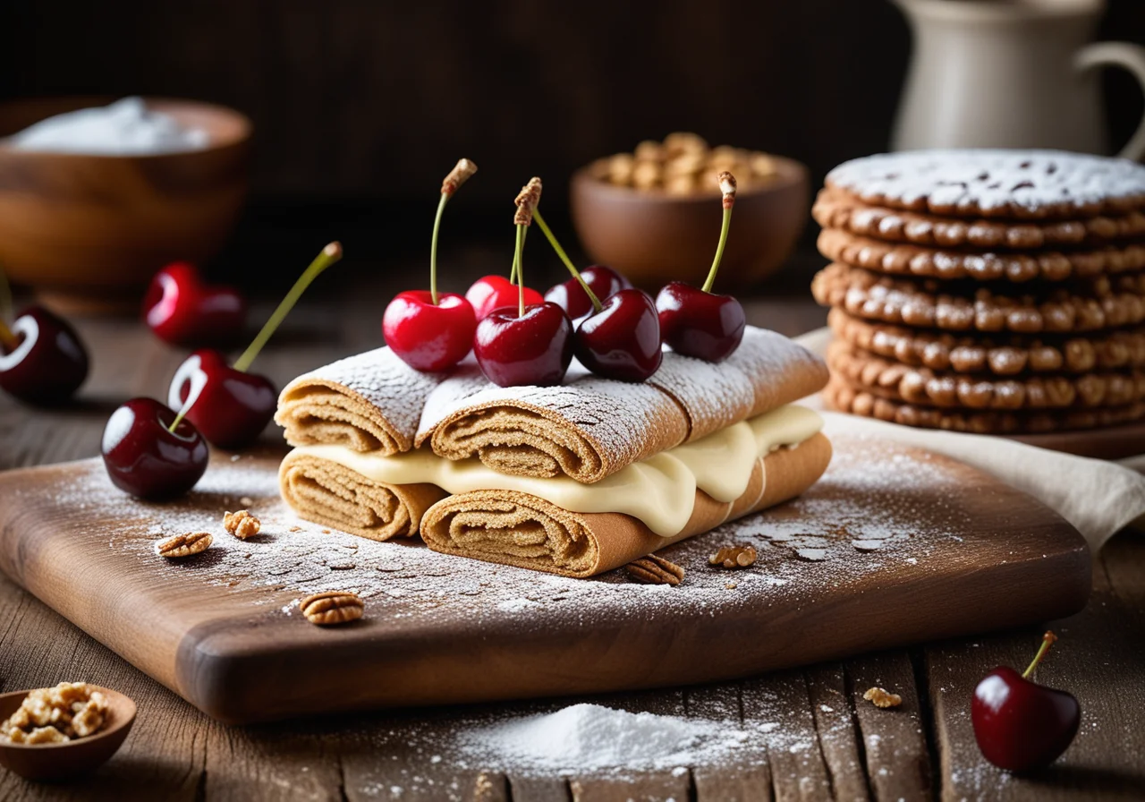 Palatschinken with Walnut Filling