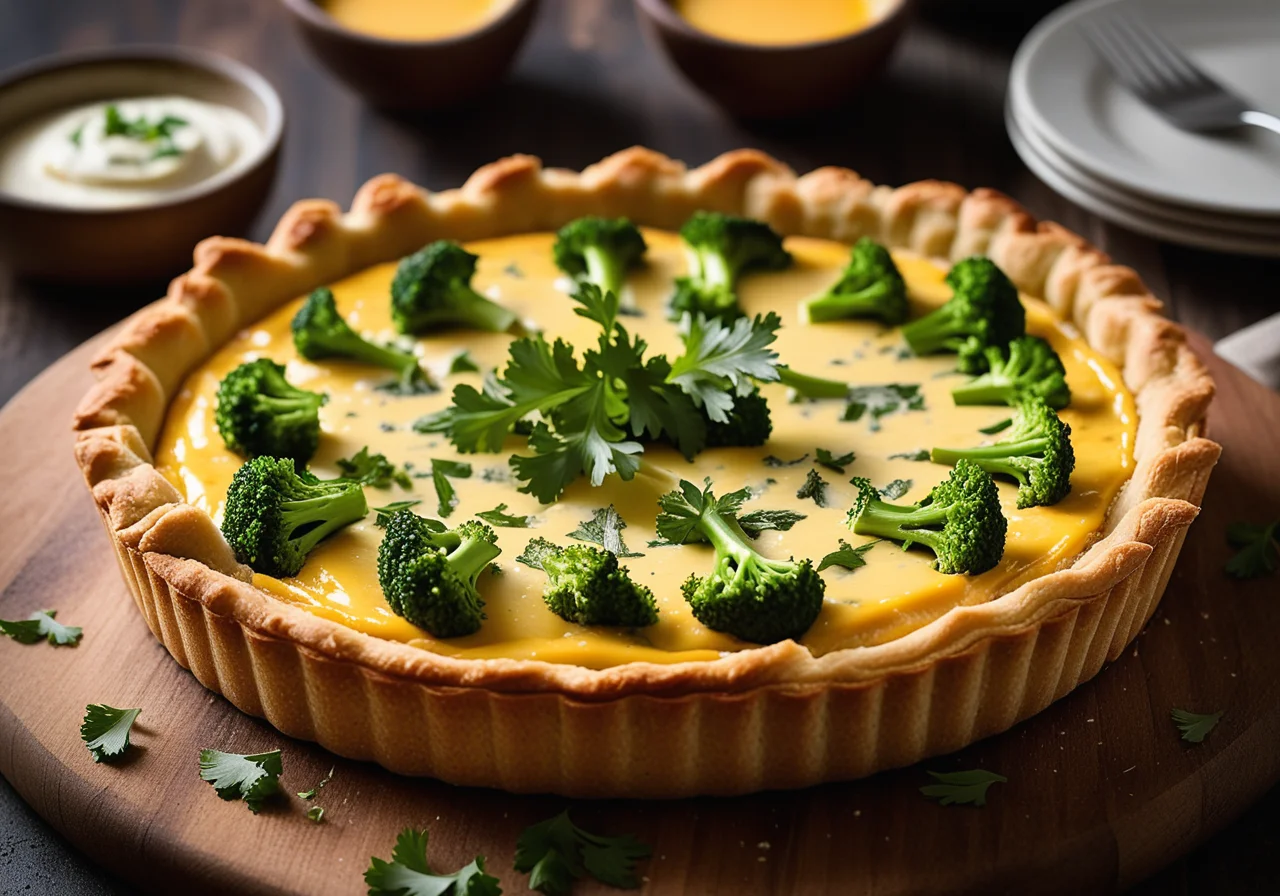 Chicken Broccoli Tart