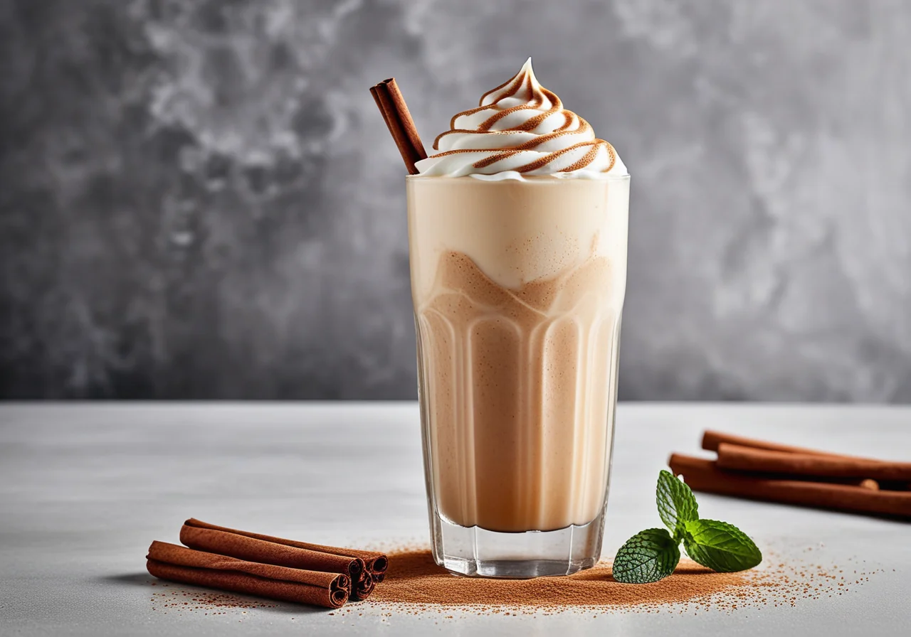 Christmas Milkshakes with Cinnamon