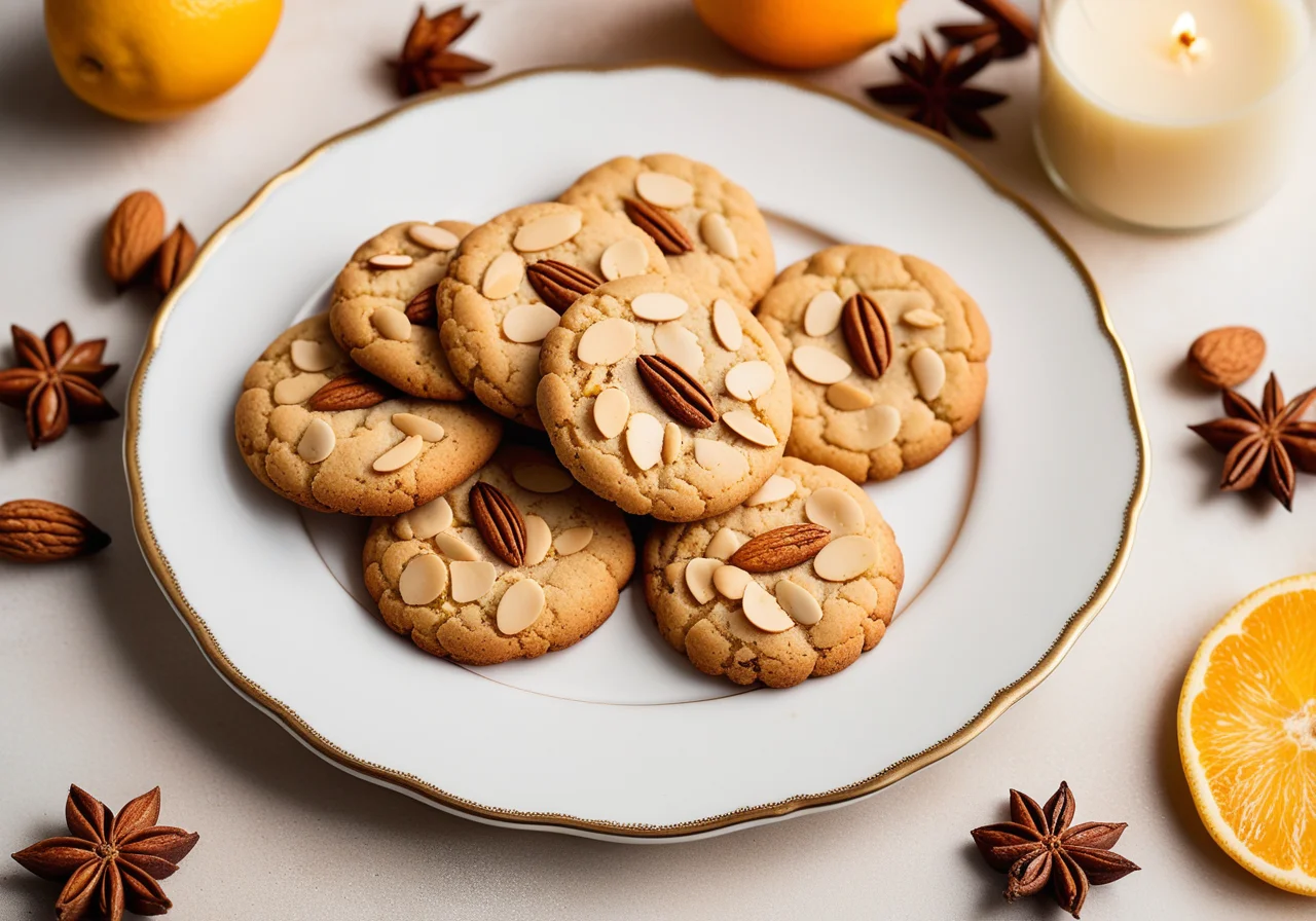 Almond-Pine Nut Cookies