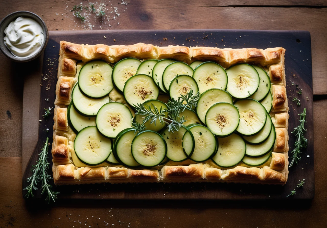 Ricotta Zucchini Tart