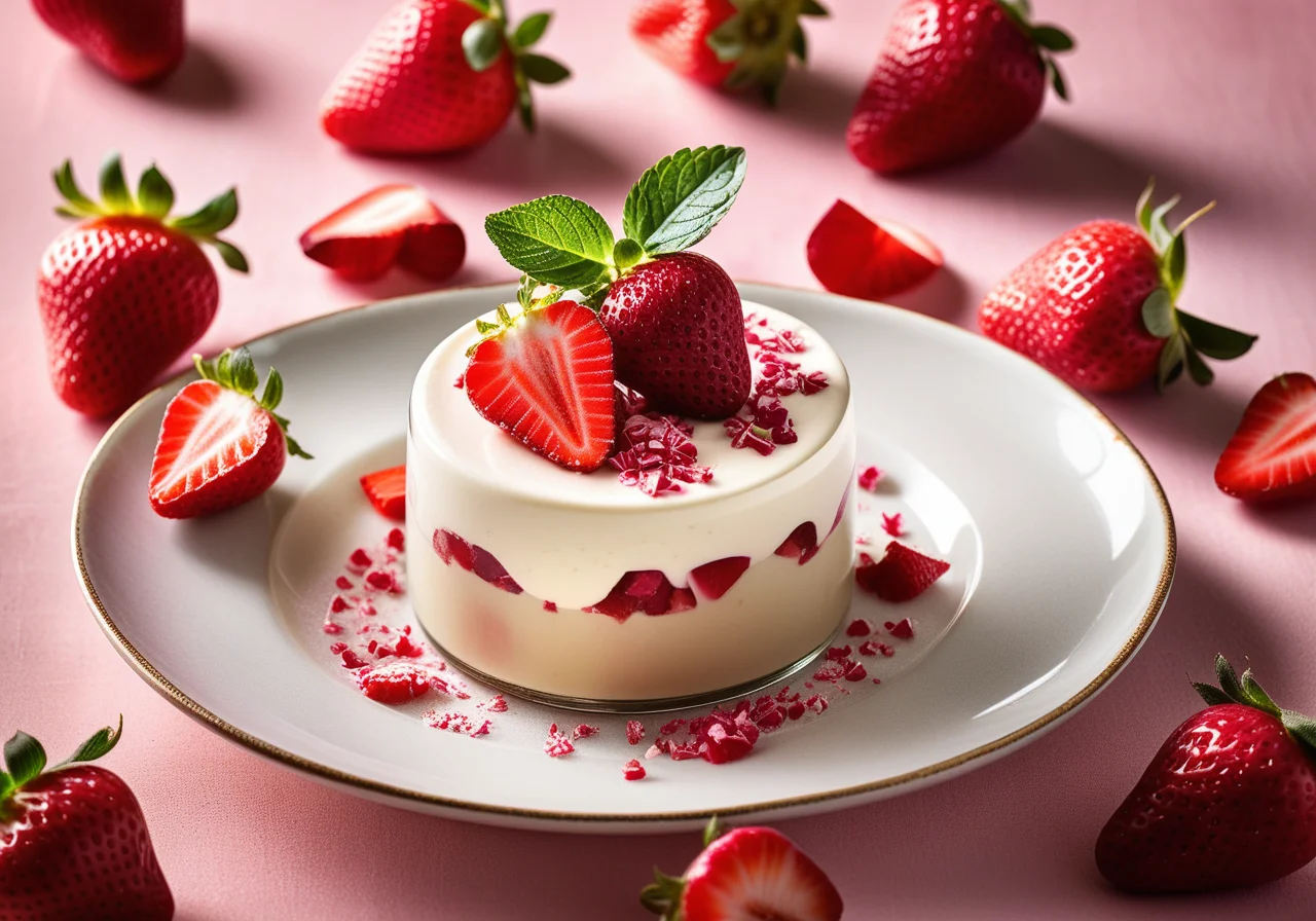 Rhubarb Strawberry Dessert