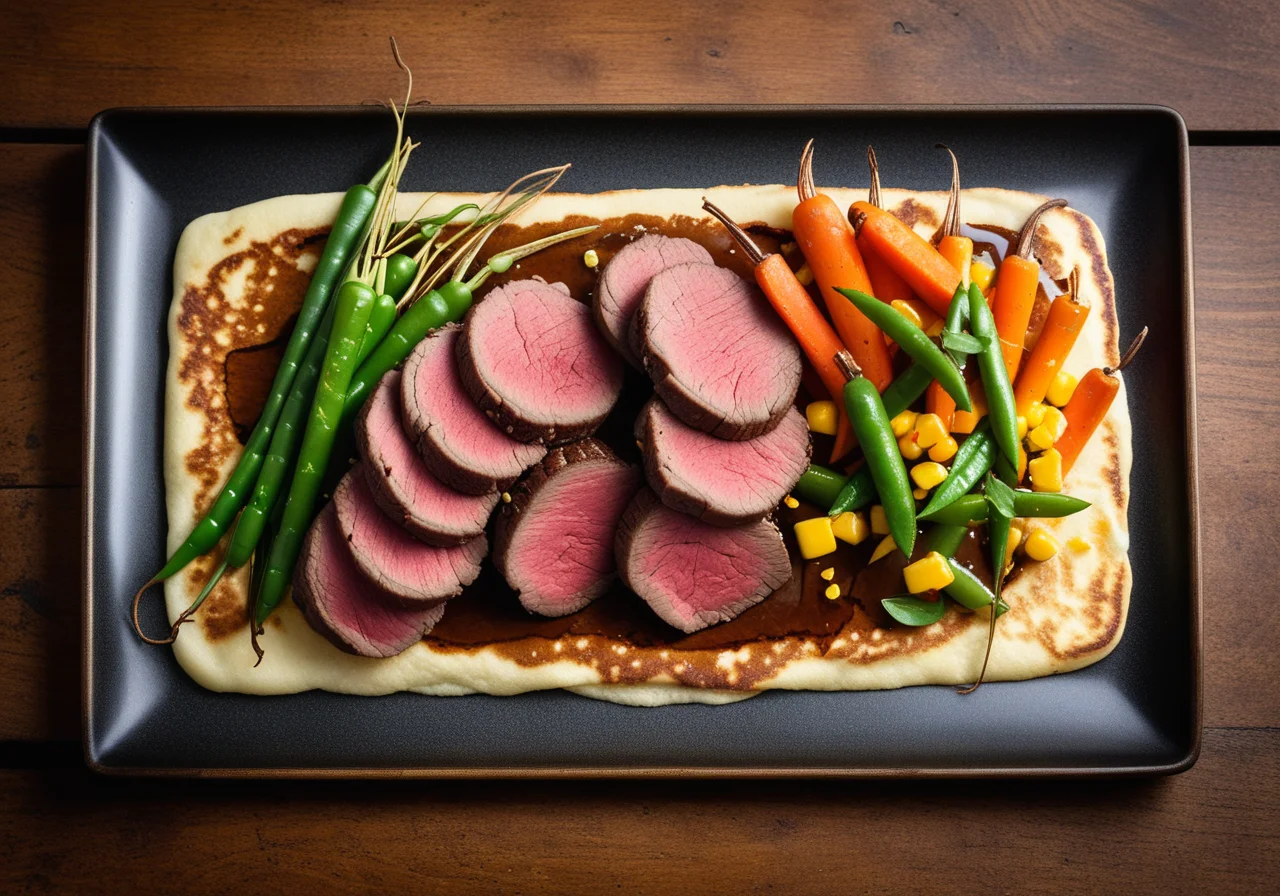 Beef Fillet with Wok Vegetables