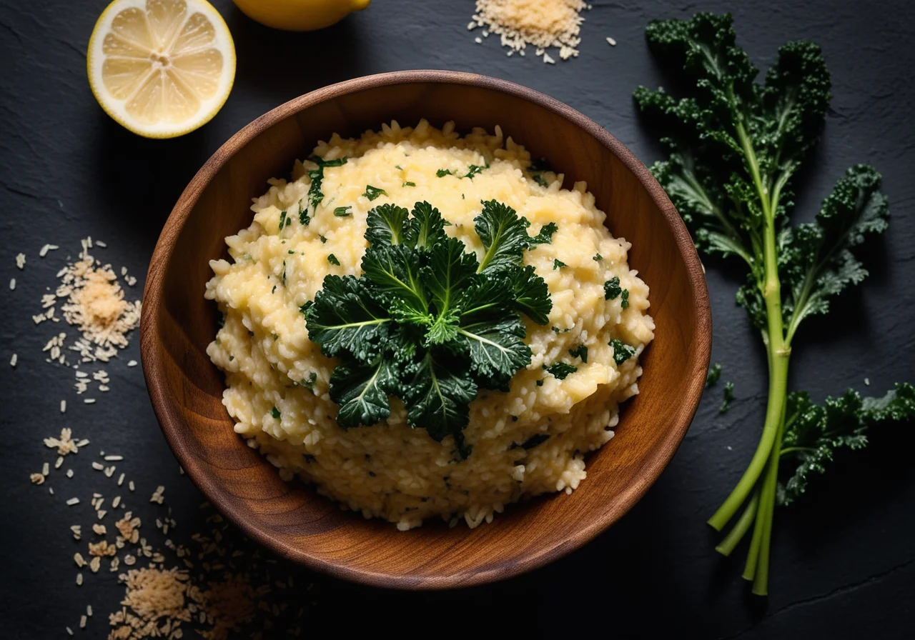 Grain Risotto with Kale