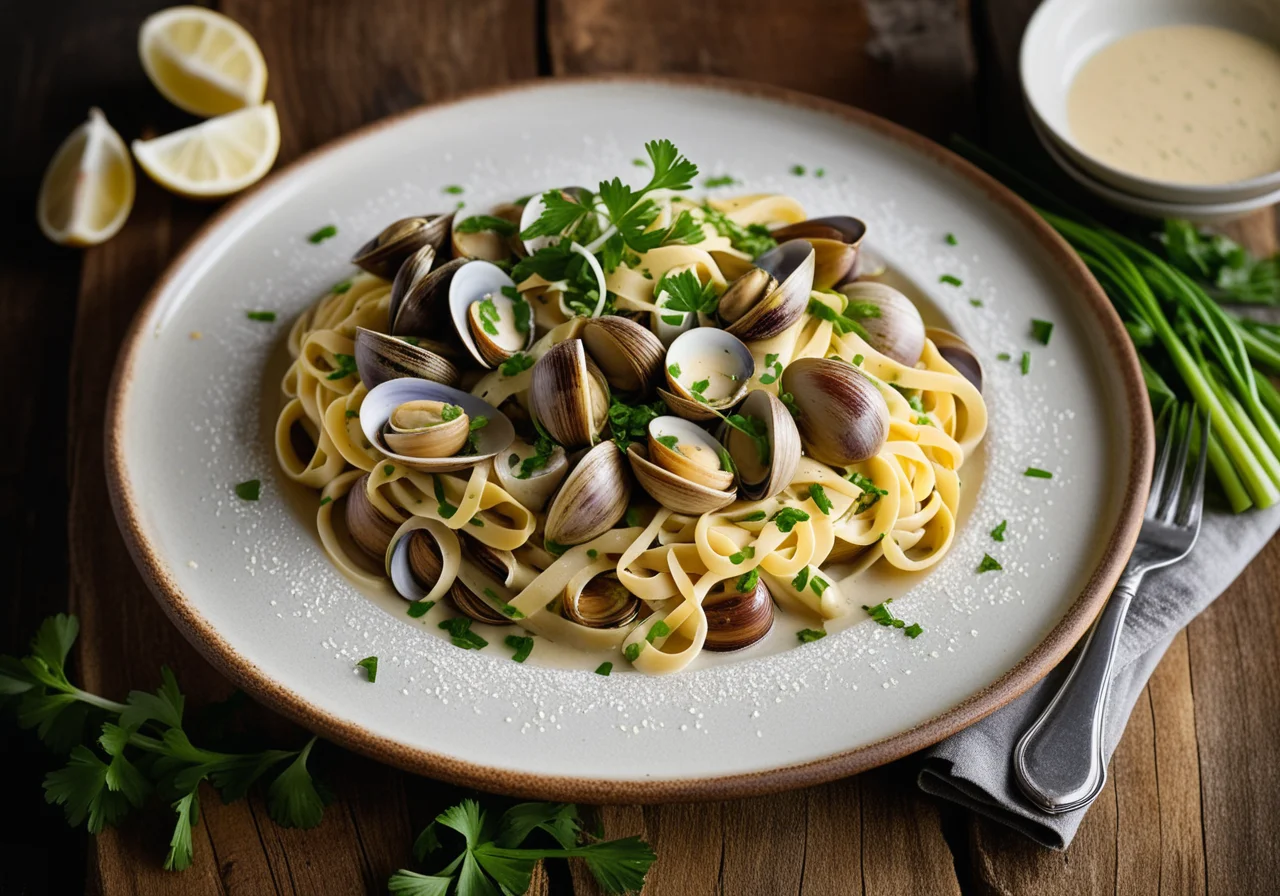 Pasta with Venus Clams
