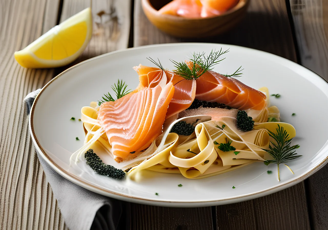 Pasta with Smoked Salmon