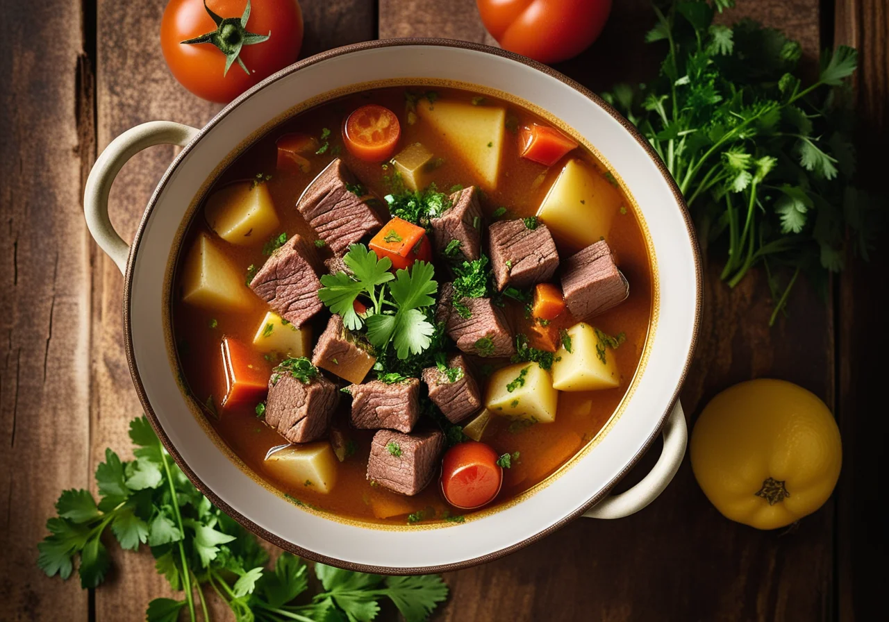 Irish Stew with Spicy Herb Mix (Gremolata)