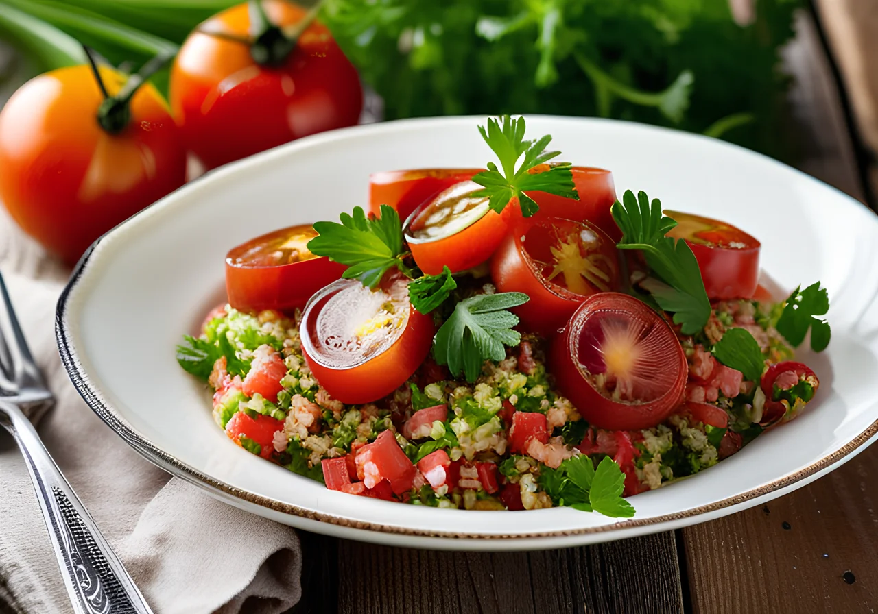 Vegan Bulgur Salad