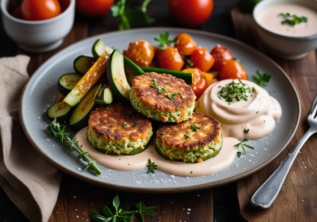 Fish Patties with Vegetables