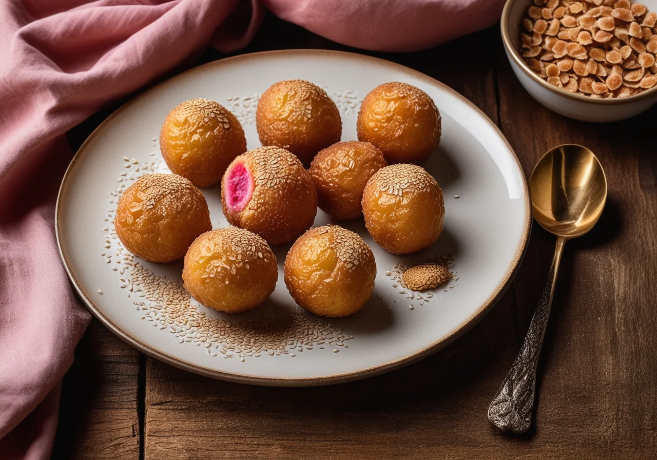 Baked Lychees