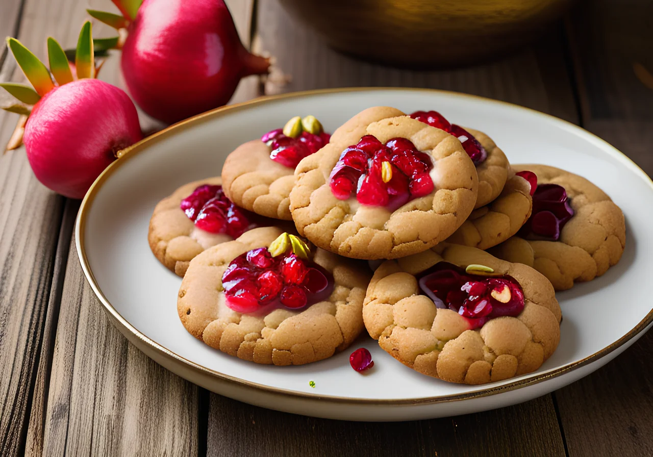 Pomegranate Seed Cookies