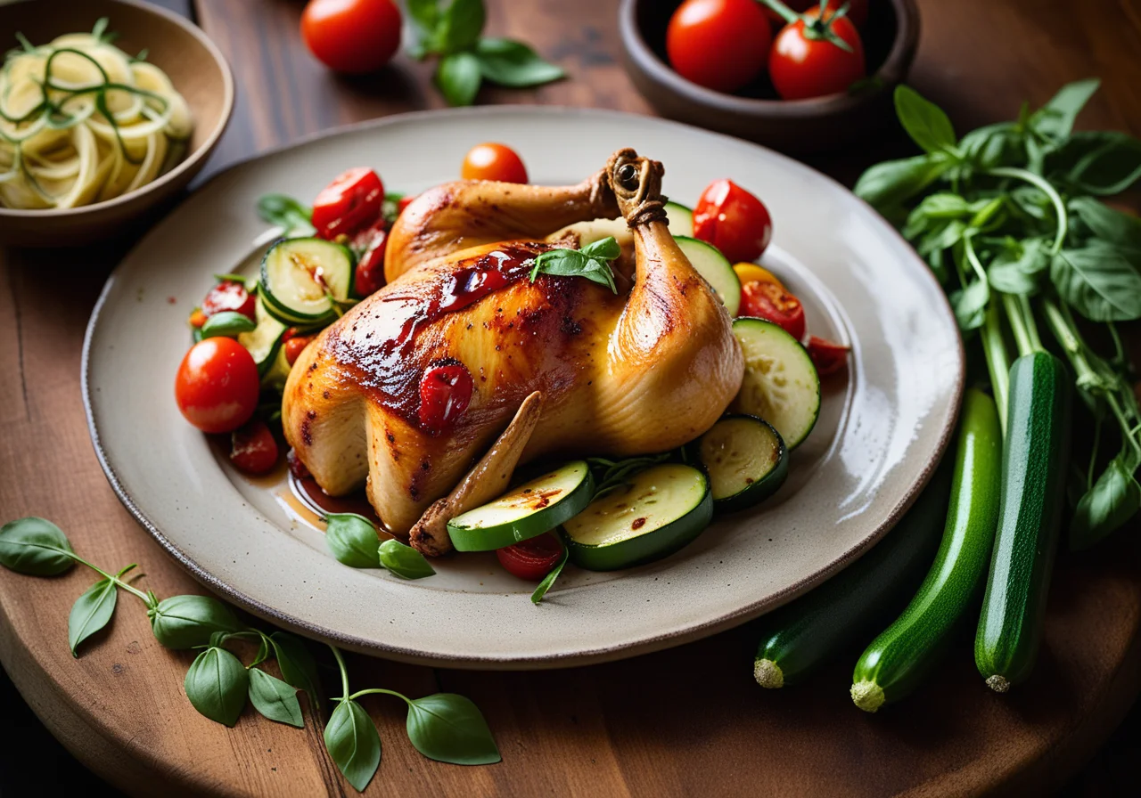 Chicken Thighs with Zucchini