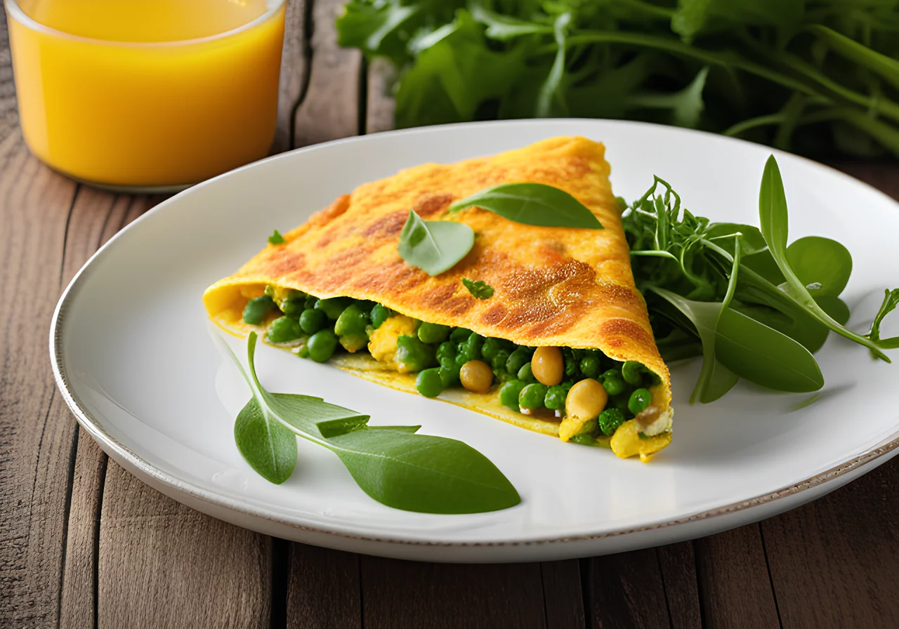 Italian Pea Omelette